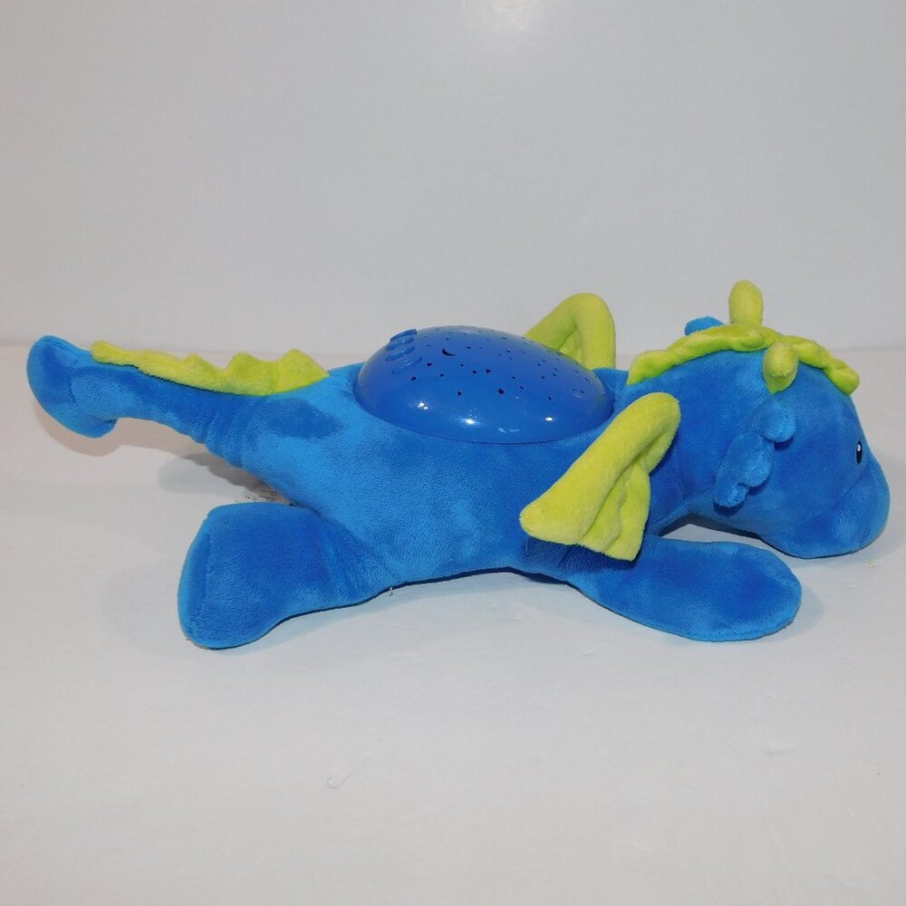 Cloud B Twilight Buddies Blue Green Dragon Night Light Up Stars Baby Kids